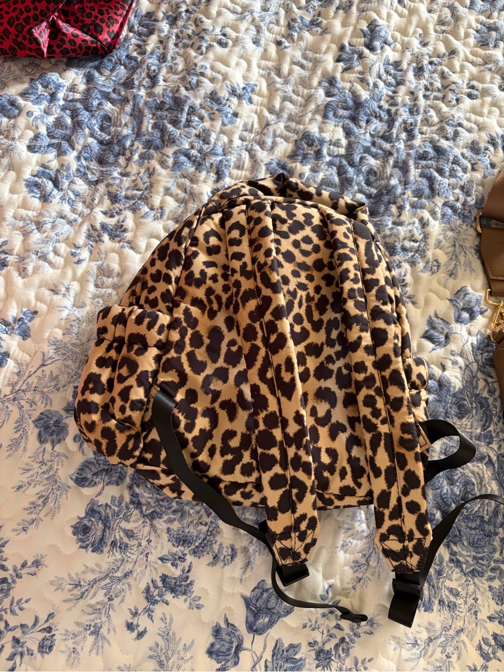 Leopard Print Mini Backpack - Picture 2 of 5